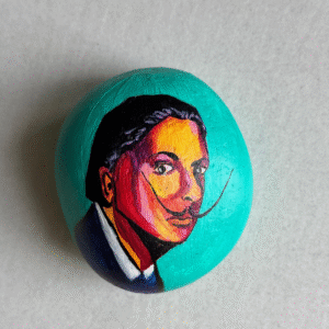 Salvador Dalí on Stone - Paper Weight