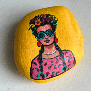 Frida Kahlo on Stone - Paper Weight
