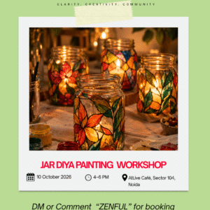 Jar Diya Painting Workshop — Learn Stained Glass & Upcycle